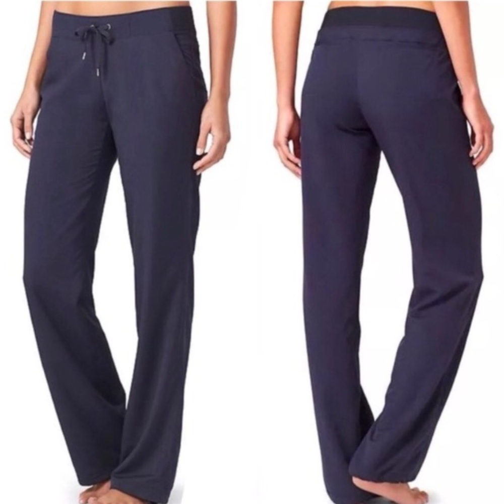 Athleta Navy Midtown Trouser